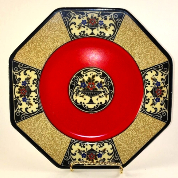 Wedgwood & Co England Red Nanette 3-Piece Set - Picture 3 of 4